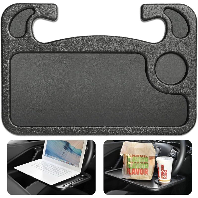 foto del prodotto lablanc tavolino per conducente, tavolino per auto, tavolino per volante, tavolino per volante, supporto per laptop, adatto al volante della