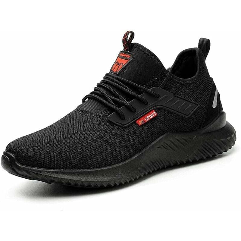 foto del prodotto scarpe antinfortunistiche da uomo e da donna, leggere, da lavoro, traspiranti, con puntale in acciaio e protezione antinfortunistica 44 eu 