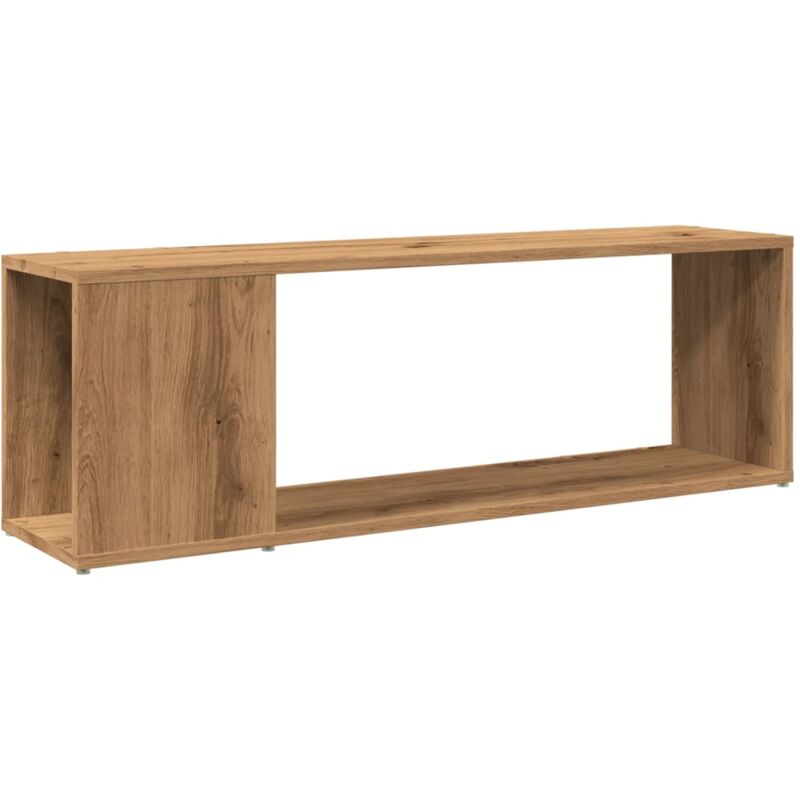foto del prodotto mobile tv multimediale scaffale per televisione buffet televisivo sala da pranzo soggiorno camera da letto rovere lavorato a mano 100 x 24 x 32 cm