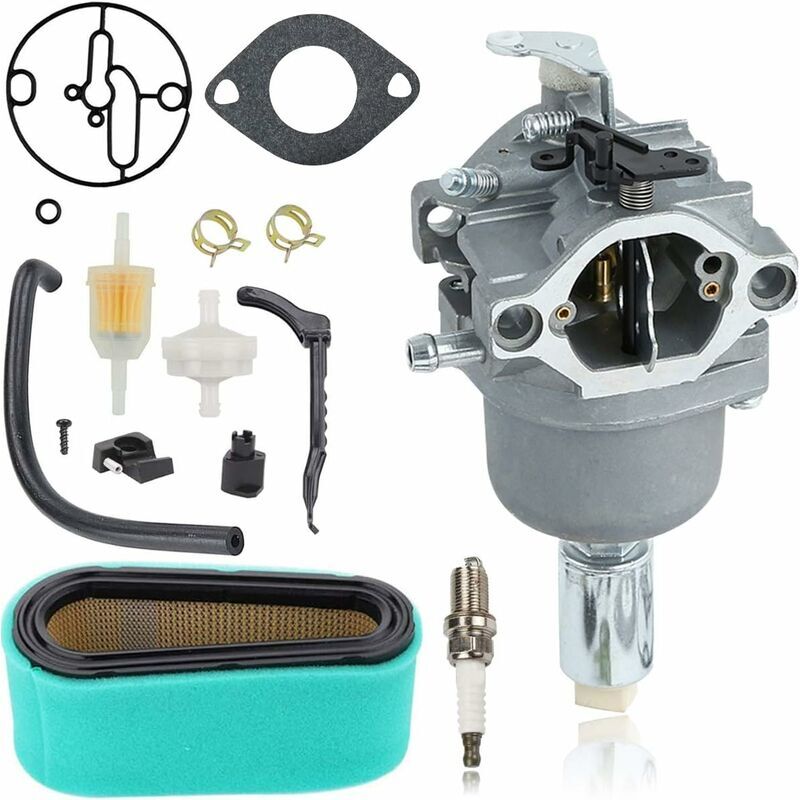 foto del prodotto lablanc carburatore 799727 sostituisce i motori briggs stratton 698620 690194 791886 695412, 14hp 15hp 16hp 17hp 17,5hp 18hp, kit di ricambi