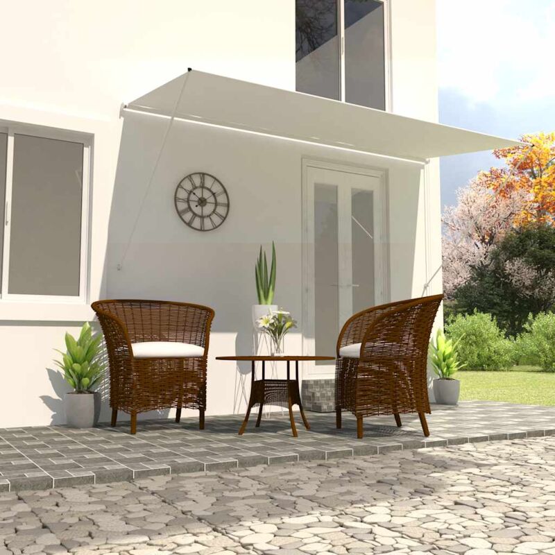 foto del prodotto furniture limited tenda da sole retrattile 400x150 cm crema