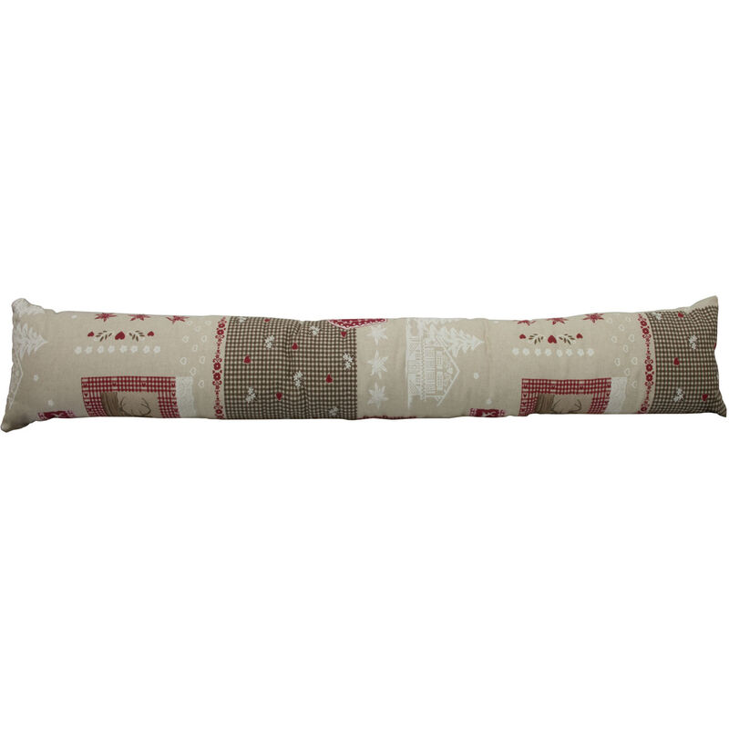 foto del prodotto paraspiffero decorativo salsicciotto porta finestra sfoderabile valbadia 110cm
