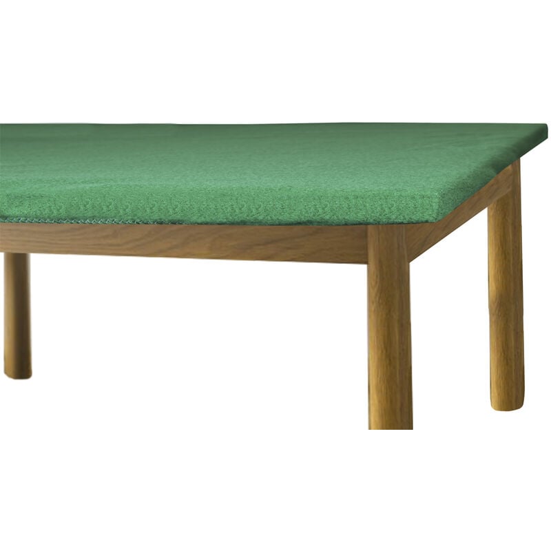 foto del prodotto copritavolo sotto tovaglia verde panno carte poker tappeto giochi da tavolo, misuradiam. 135cmcolorepoker