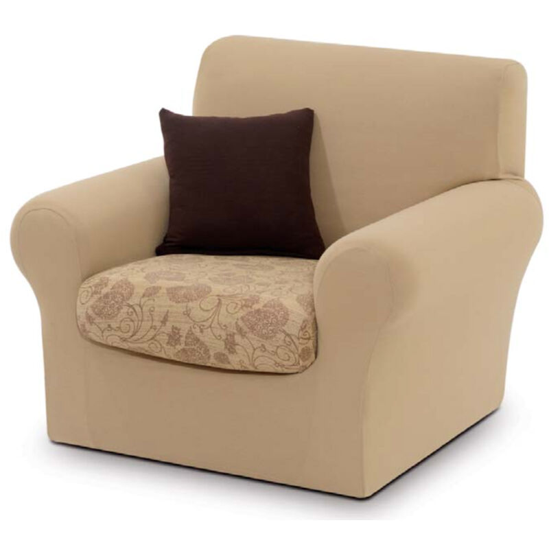 foto del prodotto copriseduta sofa cover in fantasia disegno rs, misuracoppia 1postocolorers 100 grigio