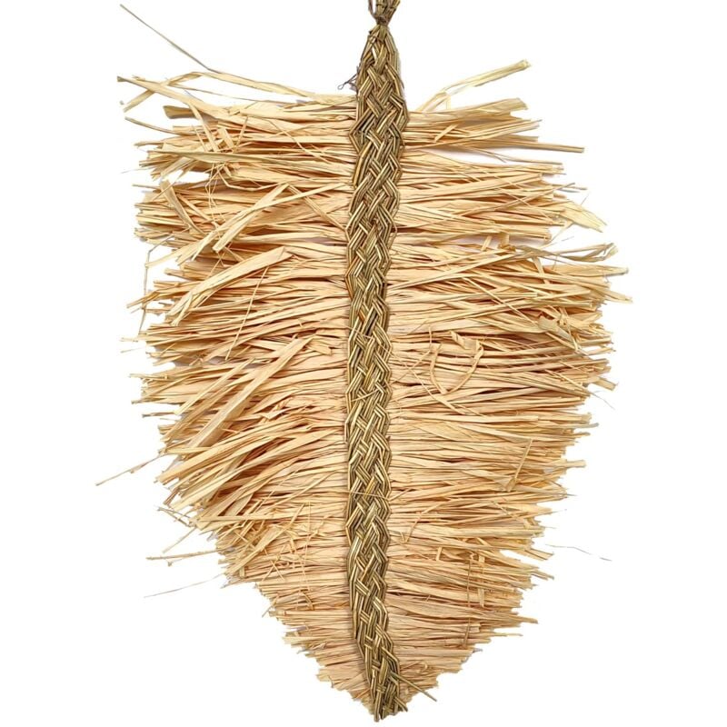 foto del prodotto ornamento da parete con foglie di giacinto d acqua naturale per giardino e decorazione d interni