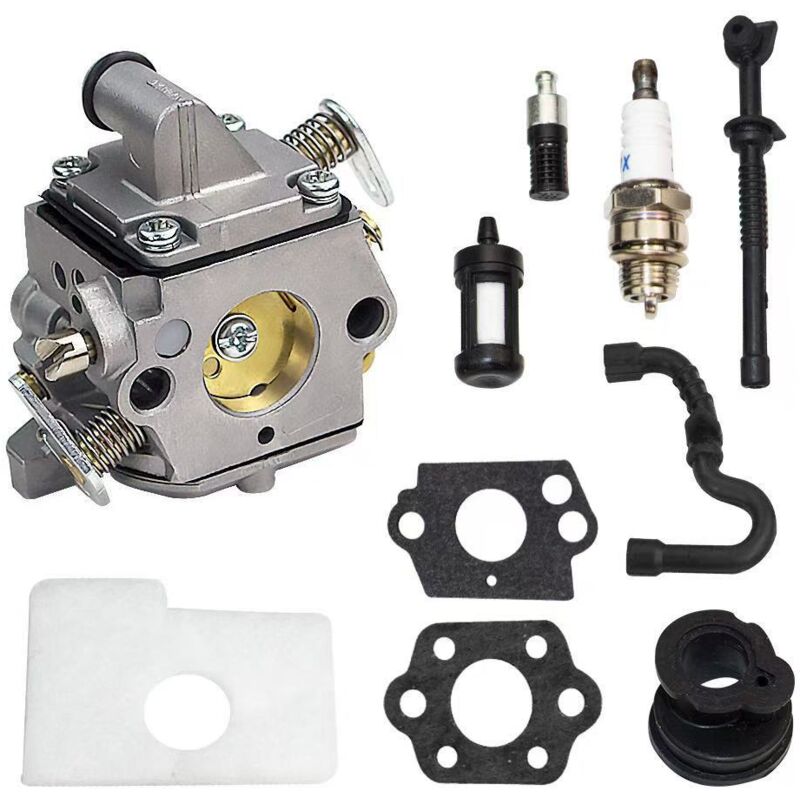 immagine 0 del prodotto set carburatore compatibile con stihl ms170 180 017 018, accessori per motosega e tosaerba, con accessori