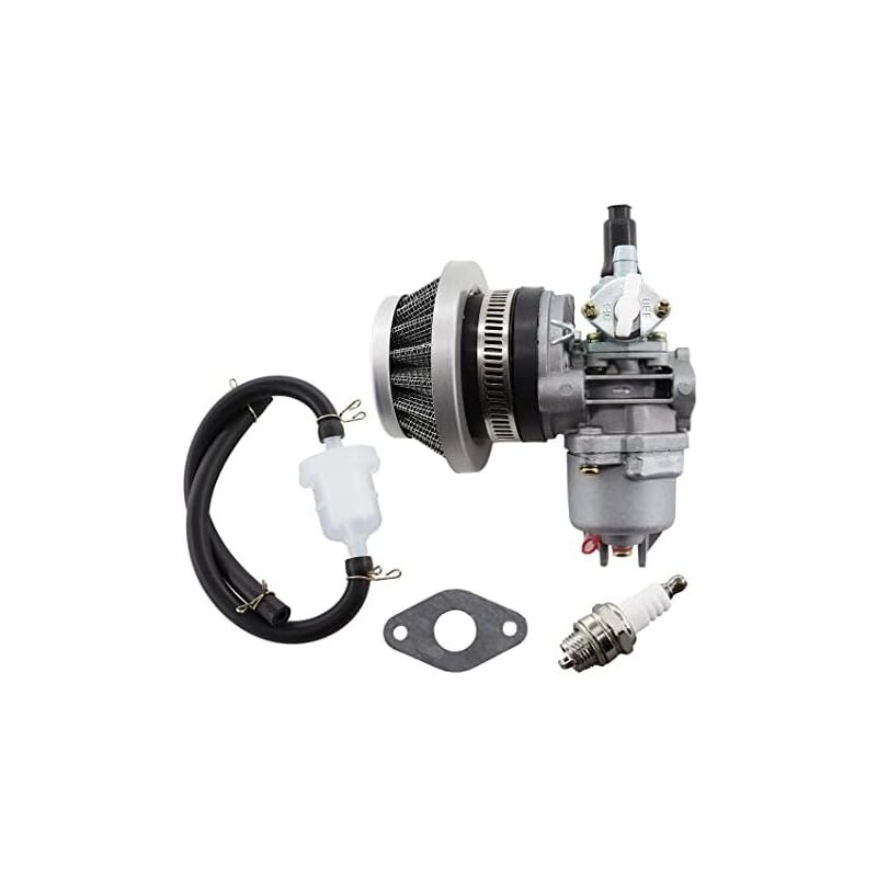 foto del prodotto carburatore motore da 13 mm per 2 tempi 47 cc 49 cc 43 cc mini atv quad dirtbike pocket bike con filtro aria filtro carburante tubo benzina