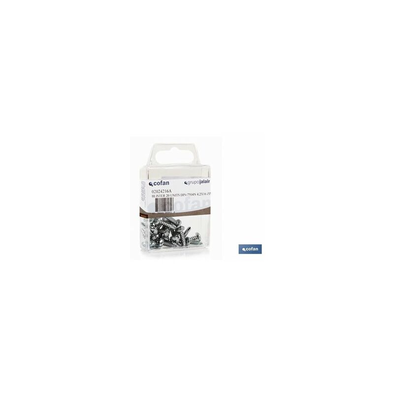 foto del prodotto testa cilindrica autoforante 48x38mm zinco blister 5 unit 