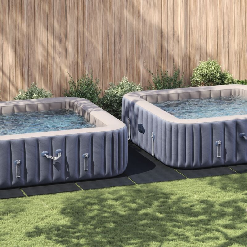 foto del prodotto vidaxl copertura per piscina rettangolare nera plastica 999 x 500 cm