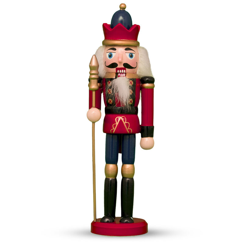 foto del prodotto set 1 2 4 schiaccianoci soldatino accessorio decorativo ornamenti natale 18 cm, misura1 pezzocoloreschiaccianoci