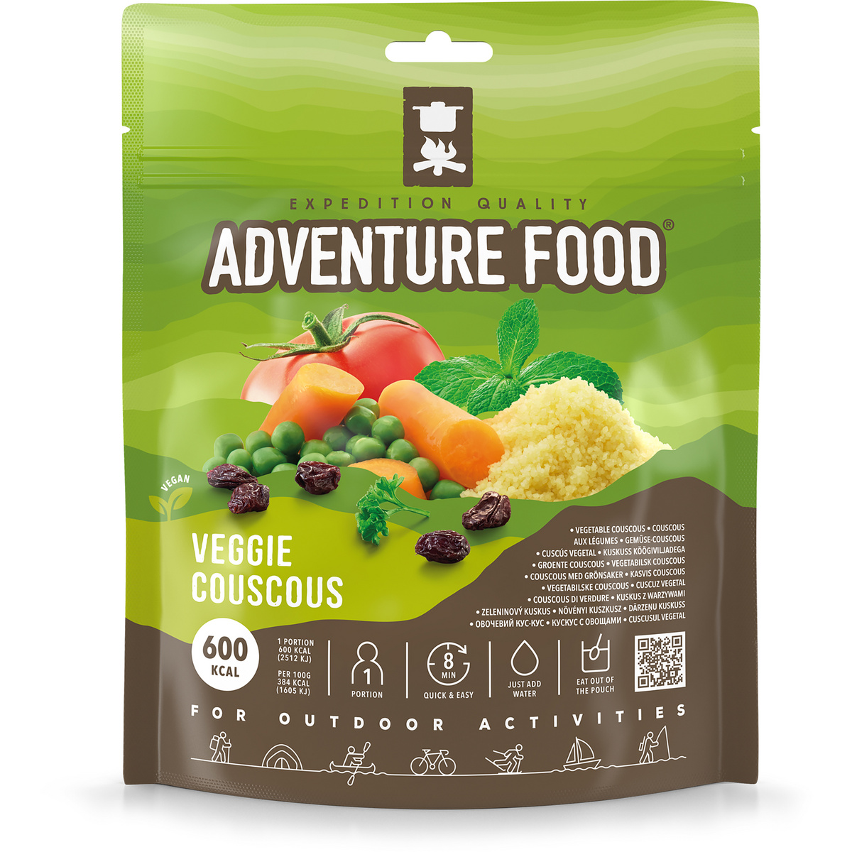 foto del prodotto adventure food couscous vegetariano