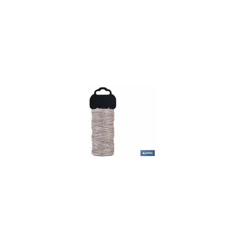 foto del prodotto blister spago filo di canapa n 5 50 grs naturale