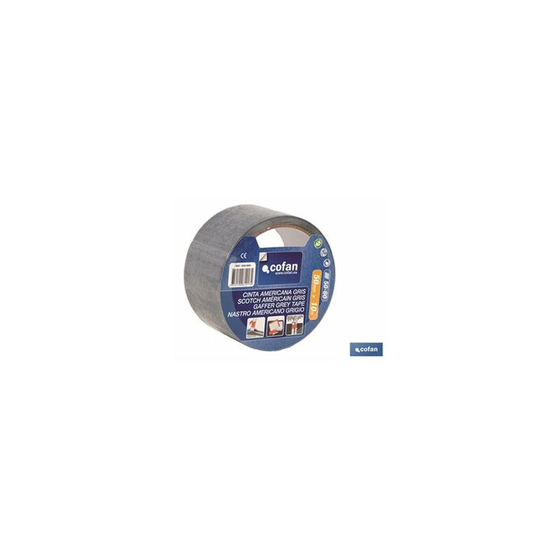 foto del prodotto nastro adesivo grigio 180 micron 50 mm x 10 m