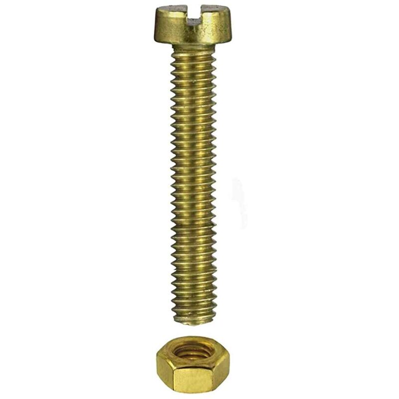 foto del prodotto 4 viti metrica ottone testa cilindrica m6x40mm