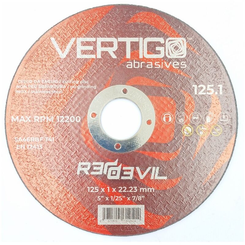 foto del prodotto disco abrasivo vertigo red devil d.125x1 mm offerta