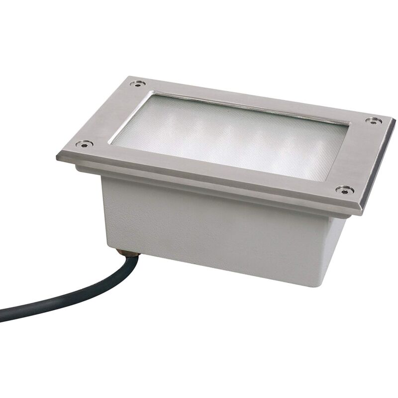 foto del prodotto paulmann 98749 floor lampada da terra aled, a incasso, professionale, fissa, in acciaio inox classe di efficienza energetica a 