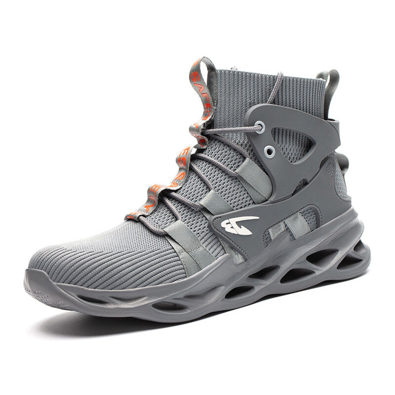 foto del prodotto scarpe antinfortunistiche da lavoro antiurto e antiusura, scarpe antinfortunistiche con puntale in acciaio per edilizia gray43 