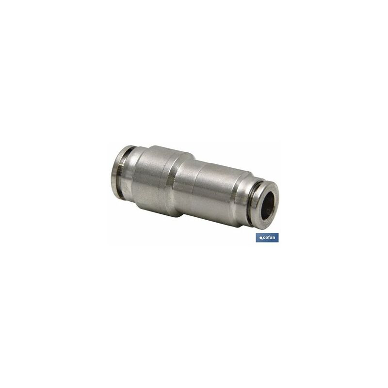 foto del prodotto raccordo dritto ridotto tubo tubo ottone nichel. m 6 4