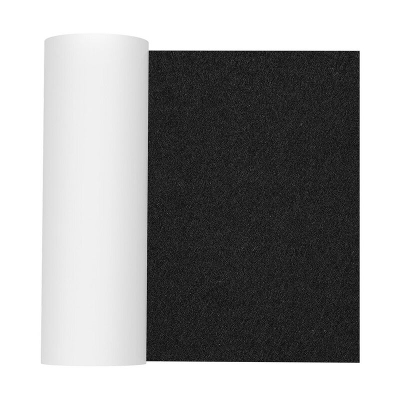 foto del prodotto vingo feltro adesivo per mobili, feltro protettivo per tavolo 50x150cm nero
