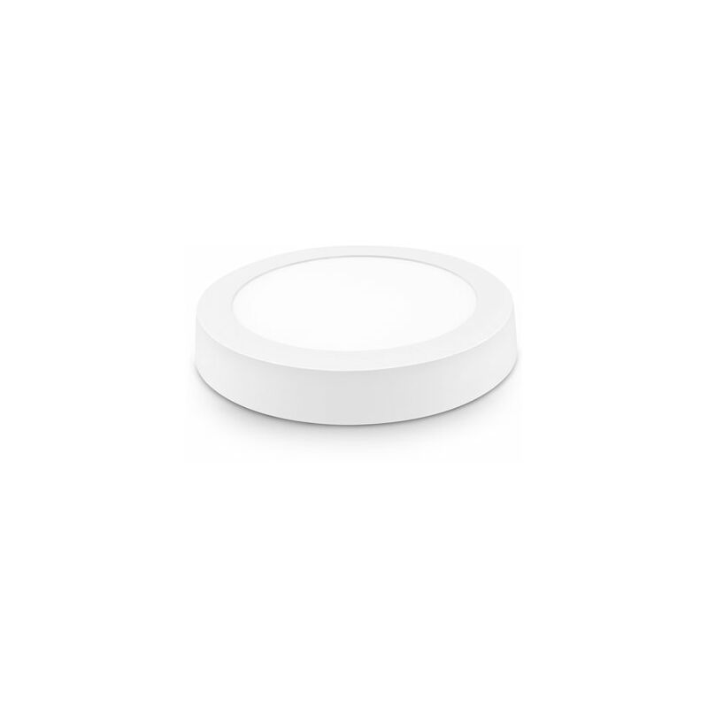 foto del prodotto downlight led rotondo superficie bianca opaca 24w freddo