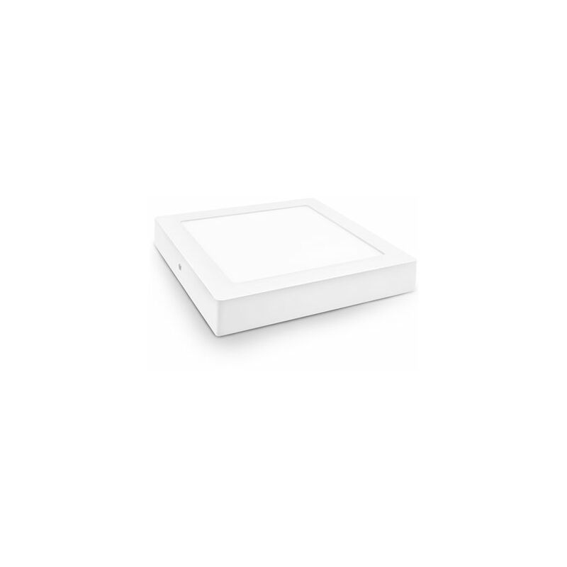 foto del prodotto downlight led quadrato matel superficie bianca 12w freddo