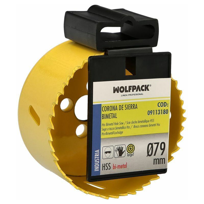 foto del prodotto corona per sega bersaglio bimetallica 79 mm.