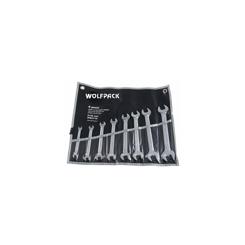 immagine 0 del prodotto set chiavi aperte wolfpack plus 8 pezzi