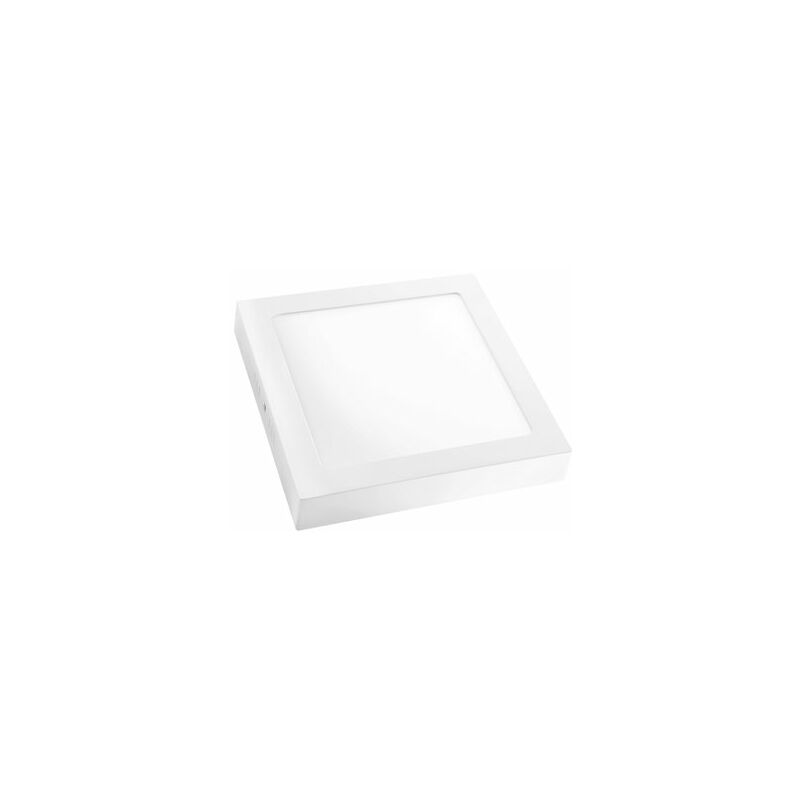 foto del prodotto downlight matel quadrato superficie bianca 18w chip samsung luce neutra