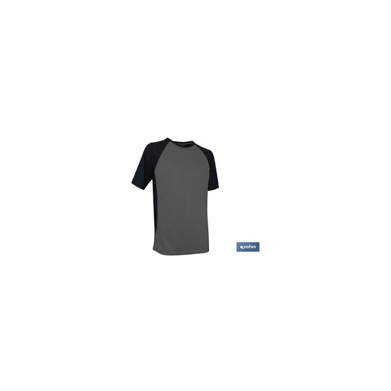 foto del prodotto t shirt pilote traspirante grigio nera 160 g m2 tm