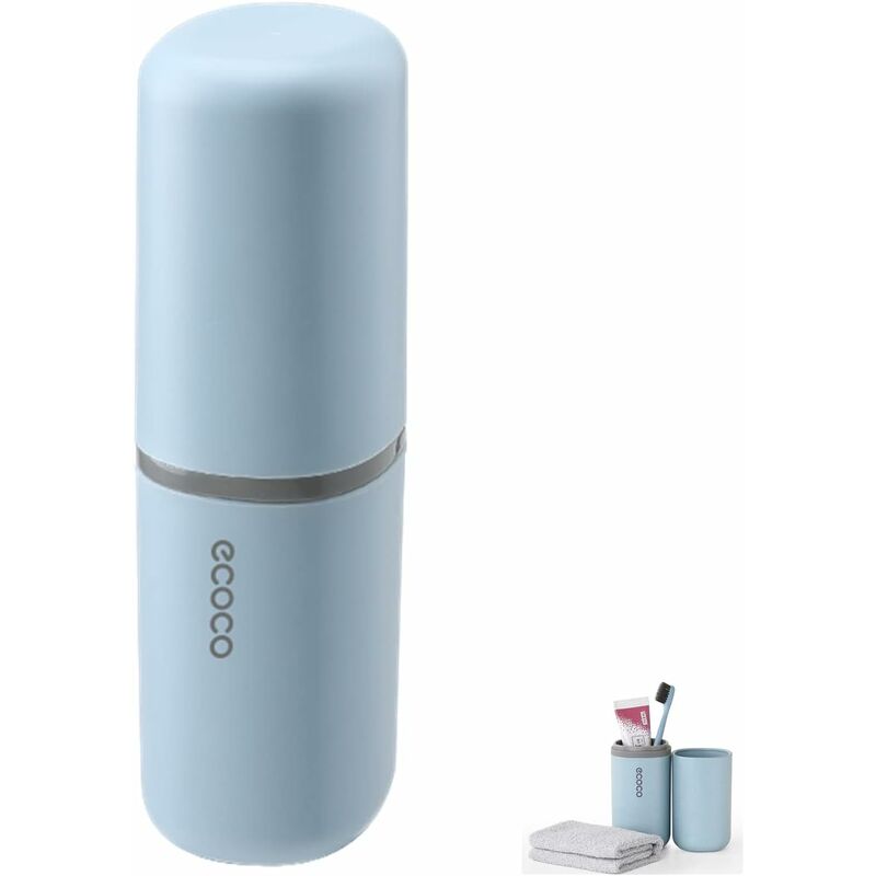 foto del prodotto fortuneville meiyijia porta spazzolino da viaggio, porta dentifricio, portatile, antipolvere, antibatterico, custodia per spazzolino da viaggio,