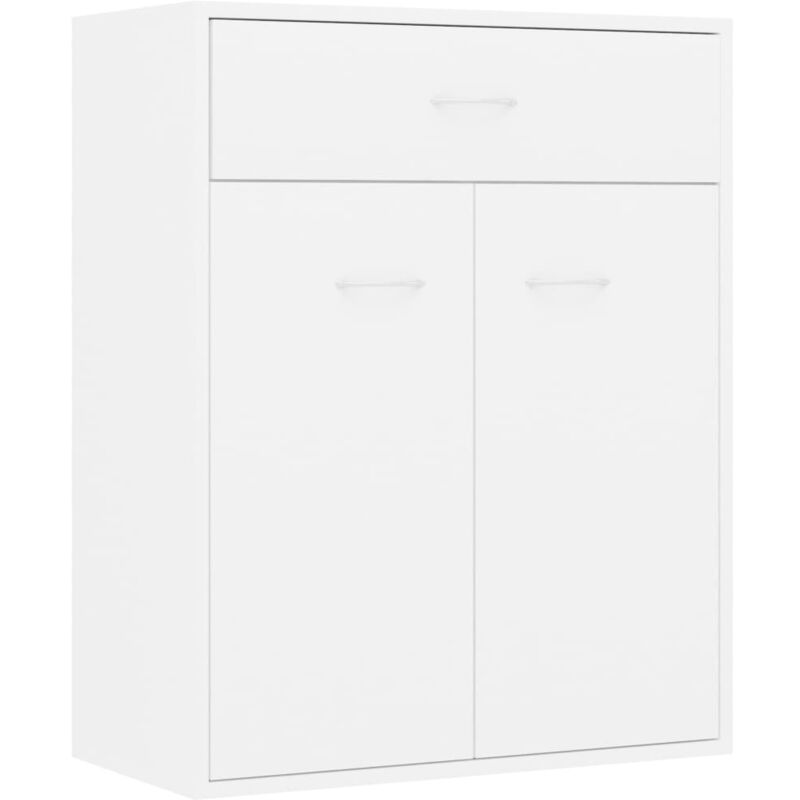 foto del prodotto credenza cassettiera cassettiera mobile contenitore organizer cucina soggiorno soggiorno 60 x 30 x 75 cm derivati del legno bianco