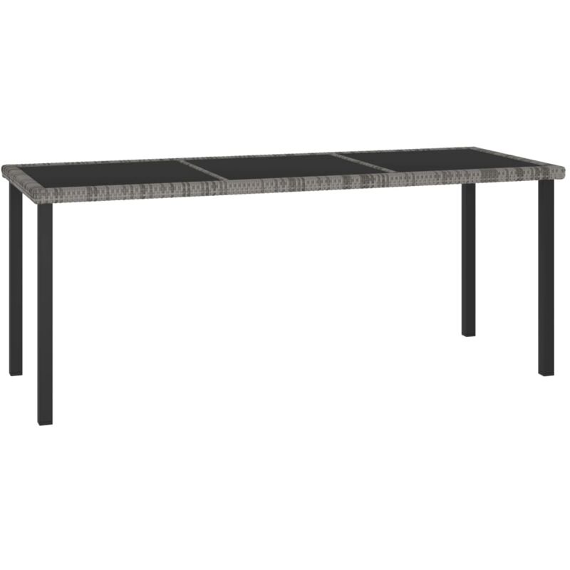 foto del prodotto prolenta premium furniture limited tavolo da pranzo da giardino grigio 180x70x73