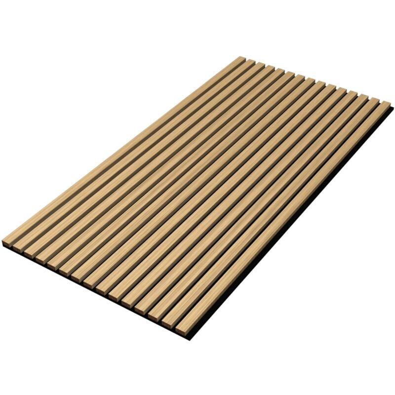 foto del prodotto helloshop26 set di pannelli acustici composto da 12 pannelli effetto rovere scuro