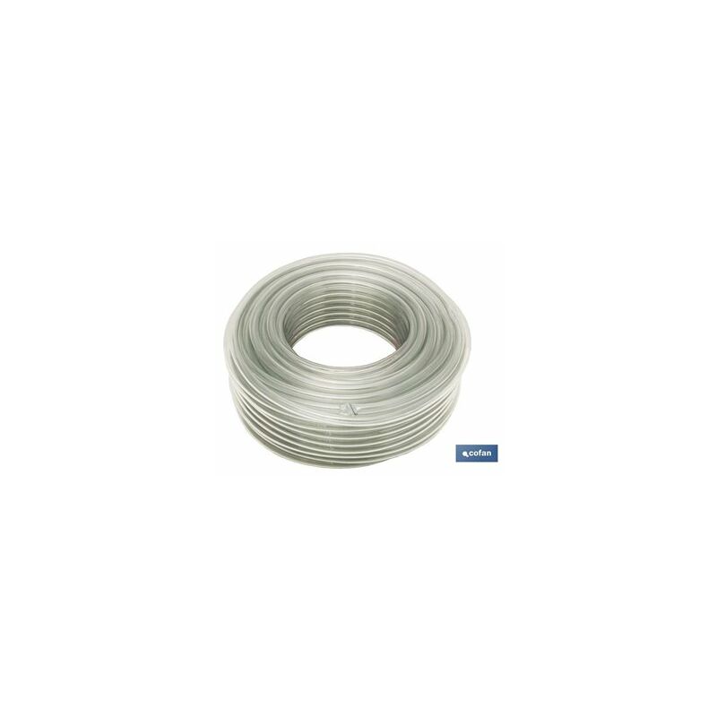 foto del prodotto tubo in pvc cristallo monostrato 5x8mm 100m