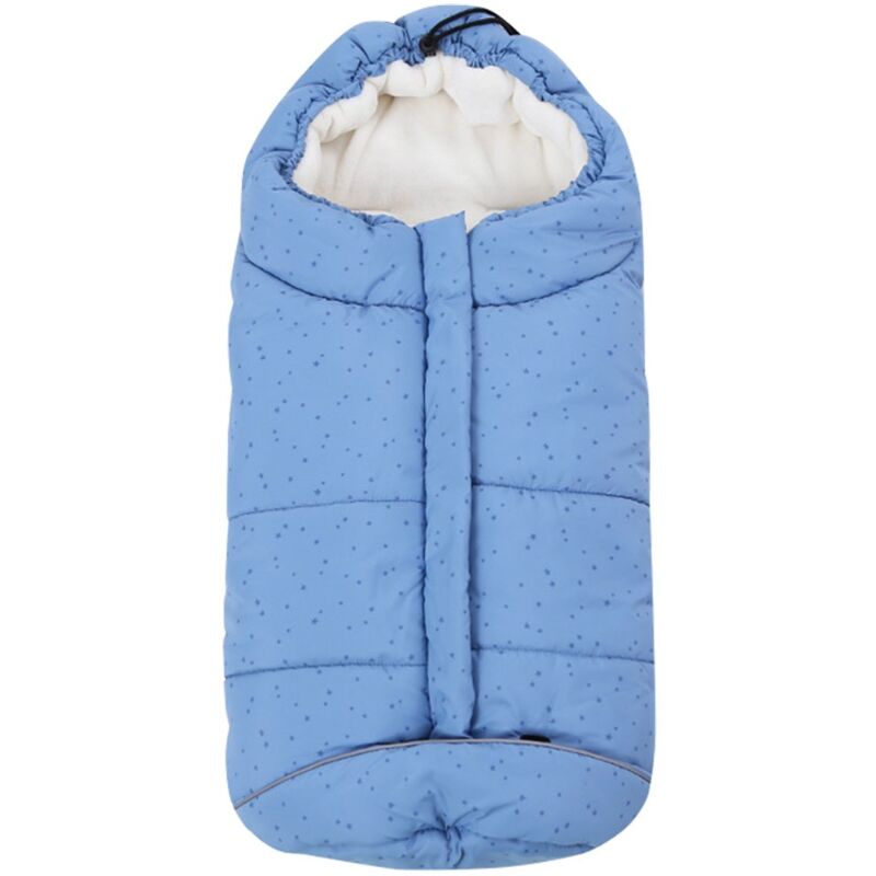 foto del prodotto sacco nanna per neonati 3 tog, sacco nanna per passeggino, coprigambe neonato 0 6 mesi, 82 43 cm stelle blu