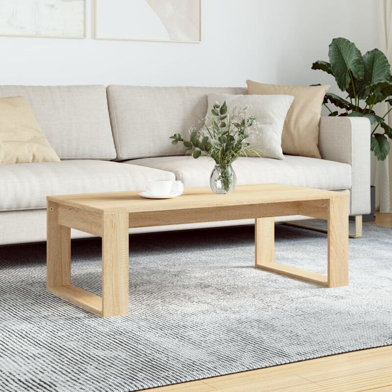 foto del prodotto furniture limited tavolino da salotto rovere sonoma 102x50x35cm