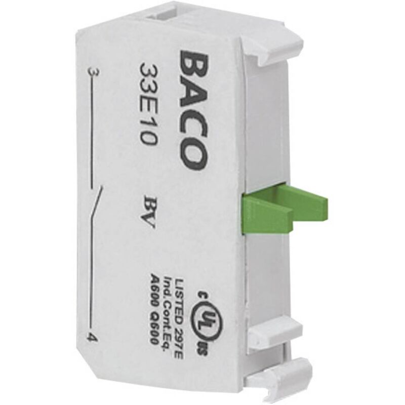 immagine 0 del prodotto baco 33e01c elemento di contatto 1 nc momentaneo 600 v 1 pz.