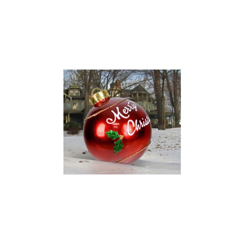 foto del prodotto sollbry palla di natale gonfiabile, ornamento gonfiabile, palla gonfiabile, decorazione per esterni natalizia, palla gonfiabile natalizia, palla di