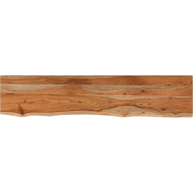 foto del prodotto mensola muro 100x20x3,8cm rettangolare legno acacia bordi vivi vidaxl