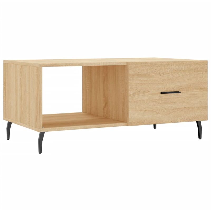 foto del prodotto tavolino da salotto rovere sonoma 90x50x40 cm legno multistrato vidaxl