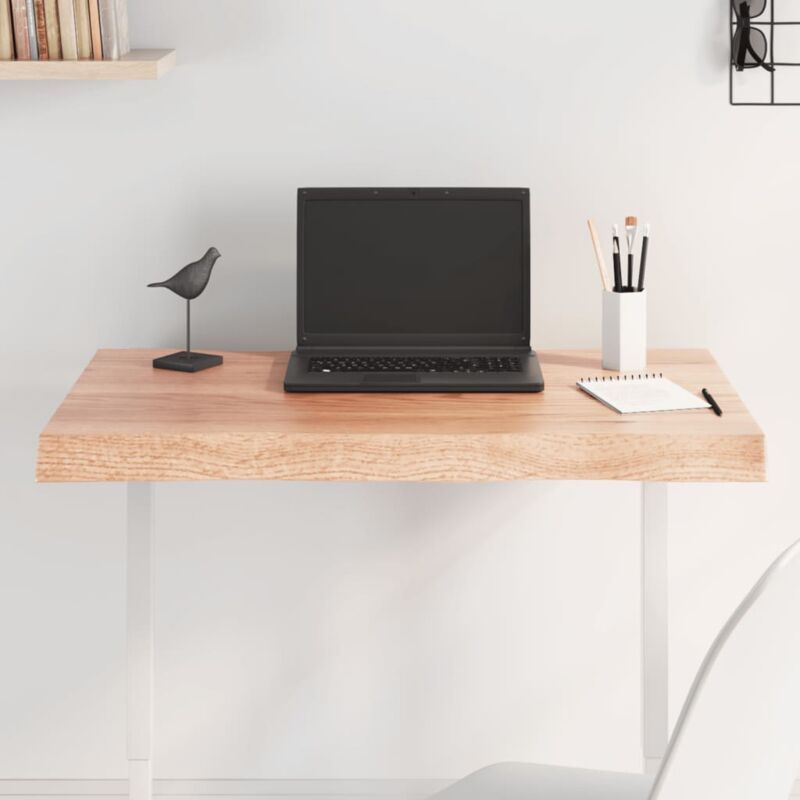 foto del prodotto furniture limited piano tavolo marrone chiaro 80x50x 2 6 cm