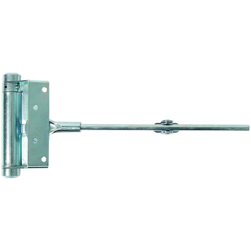 foto del prodotto 417758 chiudiporta e cancello, autochiudente, zincato blu, altezza 100 mm, lunghezza 242 mm alberts