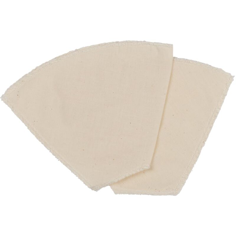 foto del prodotto 42228 filtri da caff riutilizzabili, filtri da caff ecologici in cotone, filtro lavabile, beige, cotone, 16,7 x 12 x 5,5 cm fackelmann