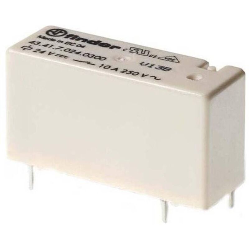 foto del prodotto 43.41.7.005.5000 rel per pcb 5 v dc 10 a 1 scambio 1 pz. finder