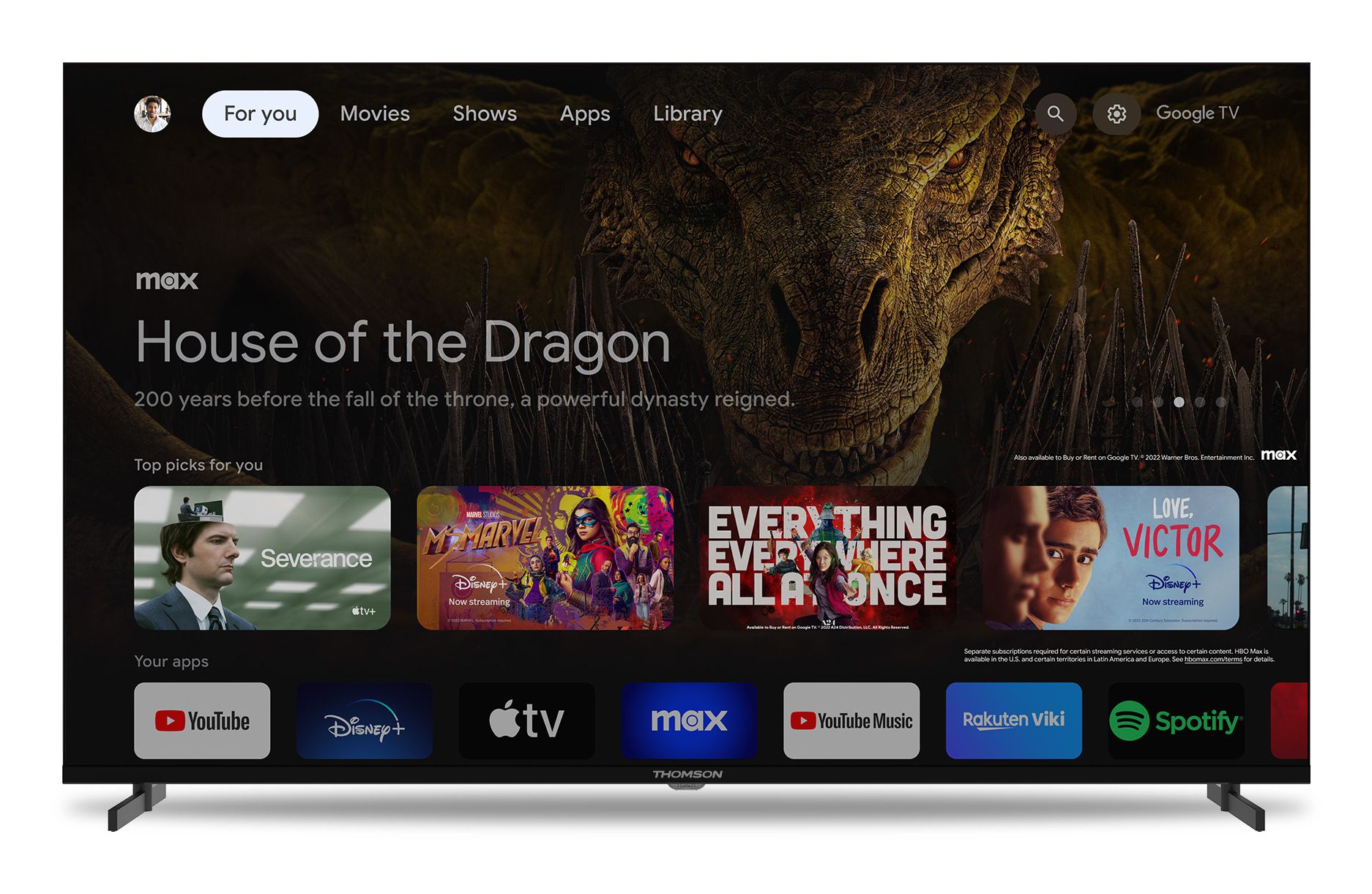 foto del prodotto 43 android tv 4k white