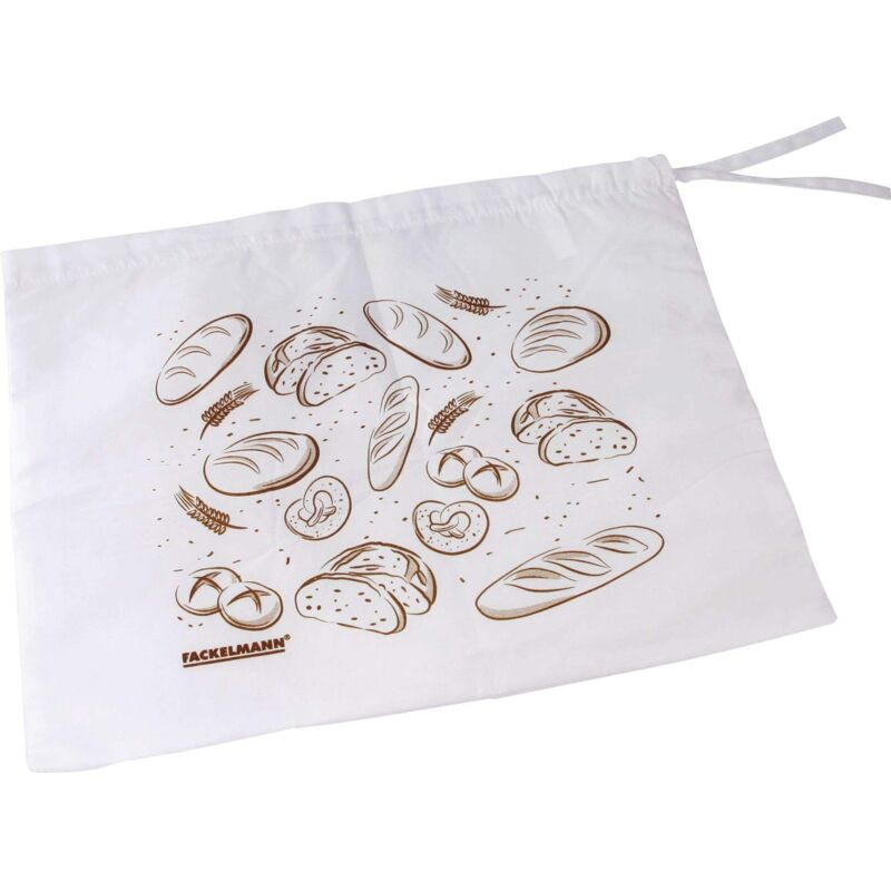 foto del prodotto 43510 musette plastica cotone bianco multicolore 43 x 34 cm fackelmann