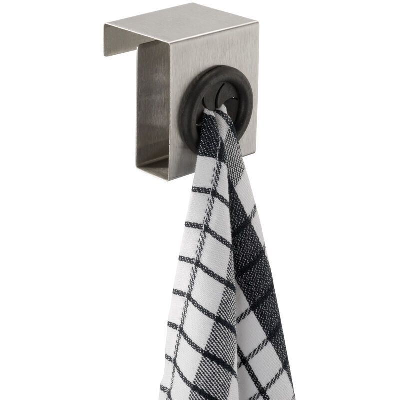 foto del prodotto 4368060100 gancio sopraanta push inox satinato, acciaio inossidabile, 5 x 6 x 4 cm, opaco wenko