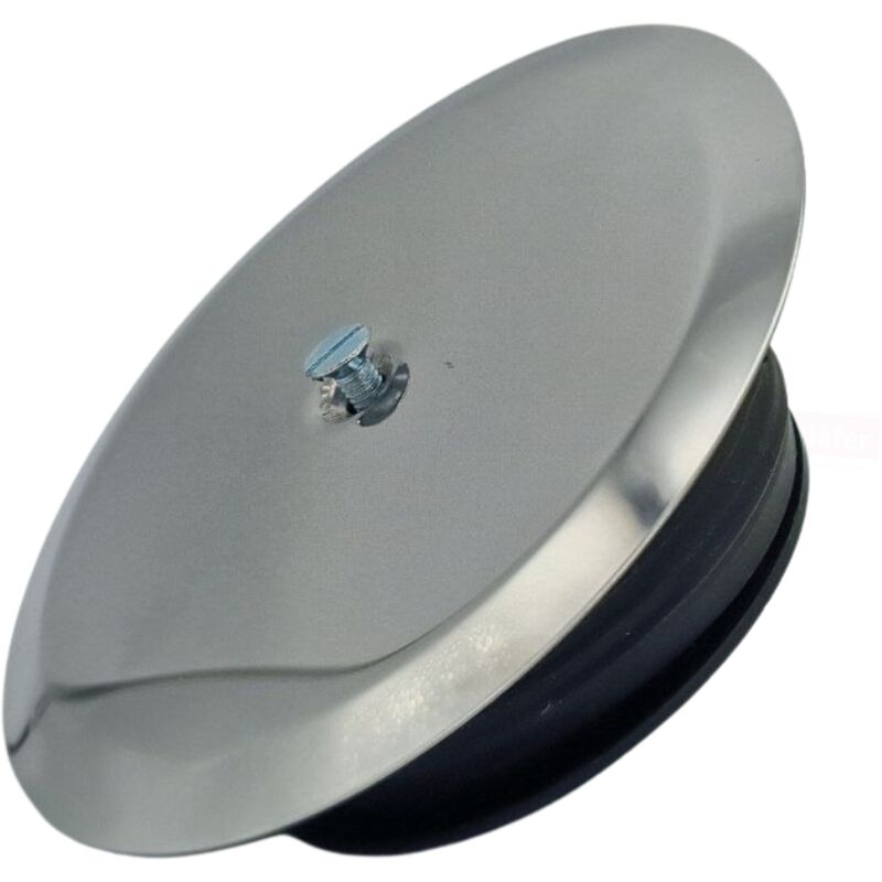 foto del prodotto 4397100 sifone bagno ispezionabile, tappo a espansione per sifone a pavimento diam 100 mm con tappo inox e vite, tappo pozzetto a pavimento e