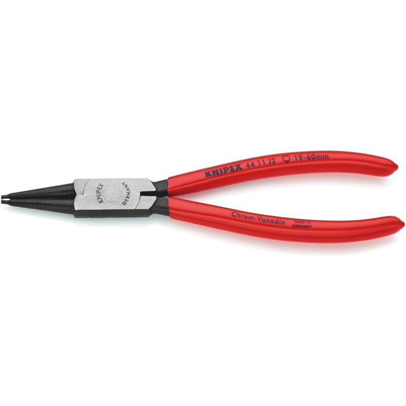 foto del prodotto 44 11 j2 pinza per anelli di sicurezza per anelli di sicurezza interni a fori rivestiti in resina sintetica bonderizzata nera 180 mm
