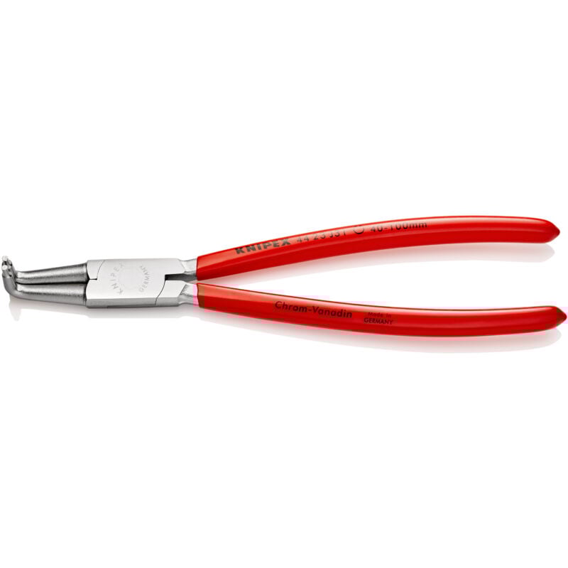 foto del prodotto 44 23 j31 pinza per anelli di sicurezza per anelli di sicurezza interni a fori rivestiti in resina sintetica cromata 215 mm